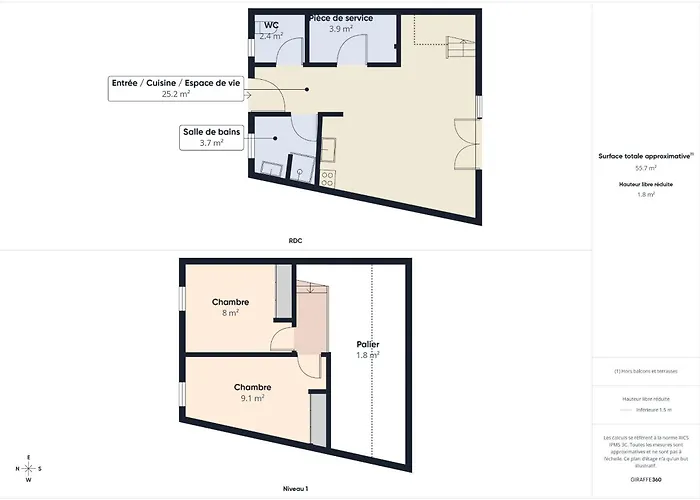 Jolie Maison Pour 4 Personnes Avec Terrasse *